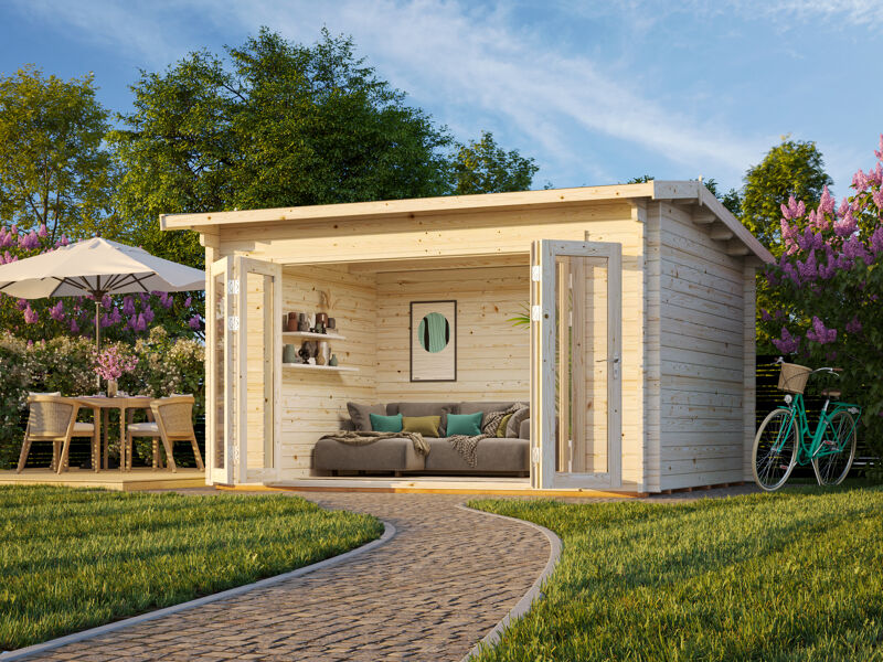 Gartenhaus mit Glasfront Gartenhäuser mit viel Glas